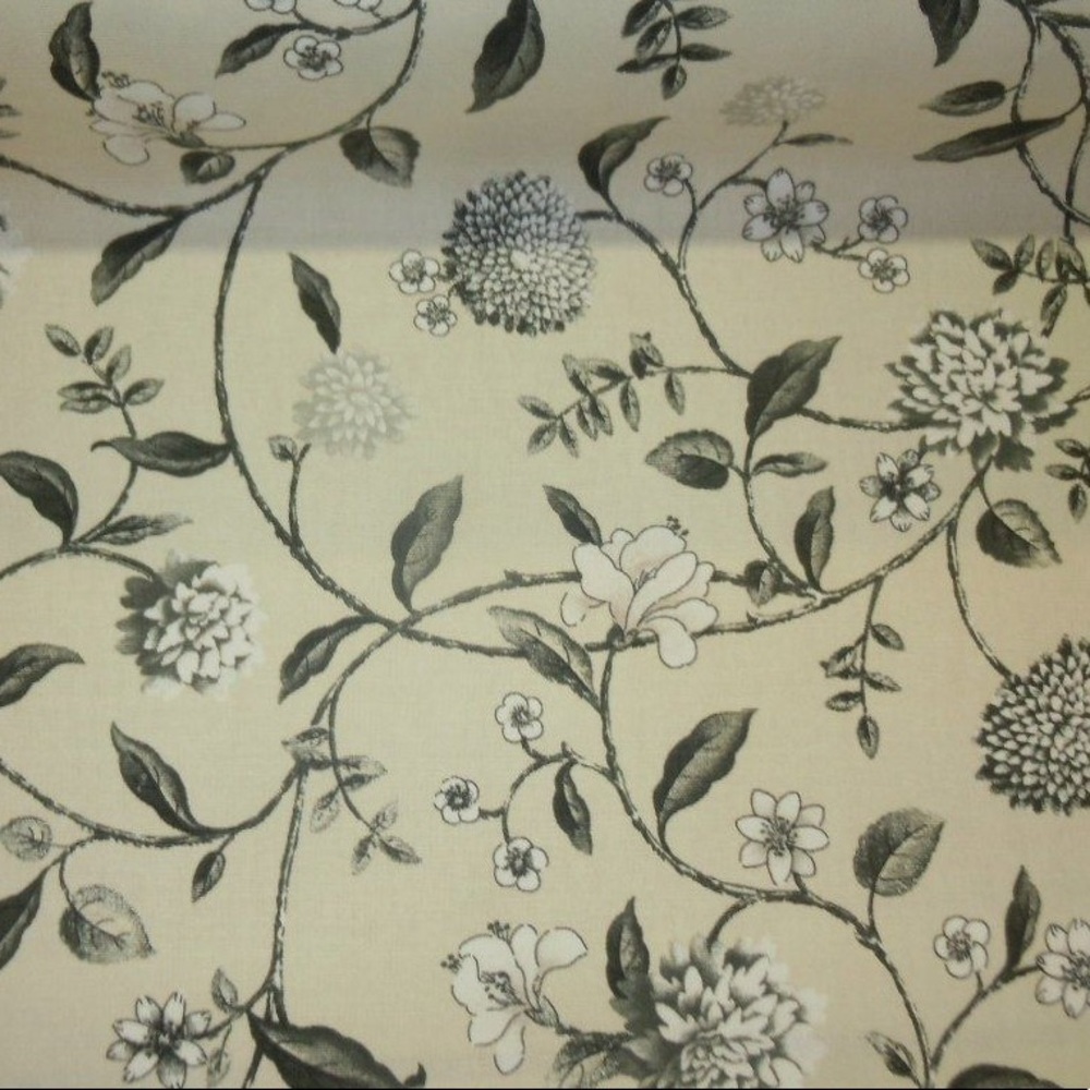 Nassau Vine Toile Onyx Architectural Digest Inspo